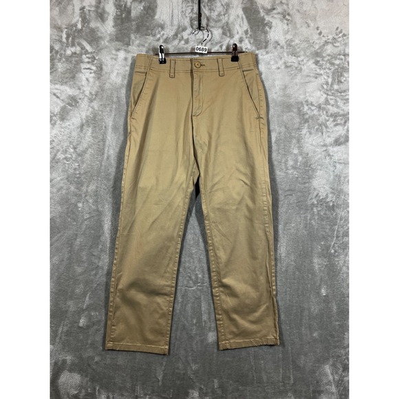 Lee Other - Lee Extreme Comfort Pants Men's 30x29.5* Beige Straight Fit Stretch Chino Golf